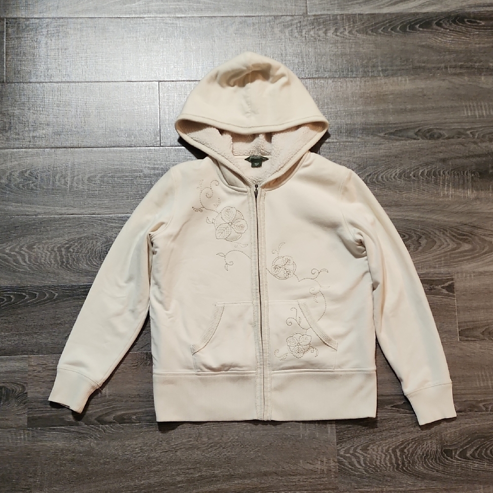 Eddie Bauer Embroidered Sherpa Hoodie